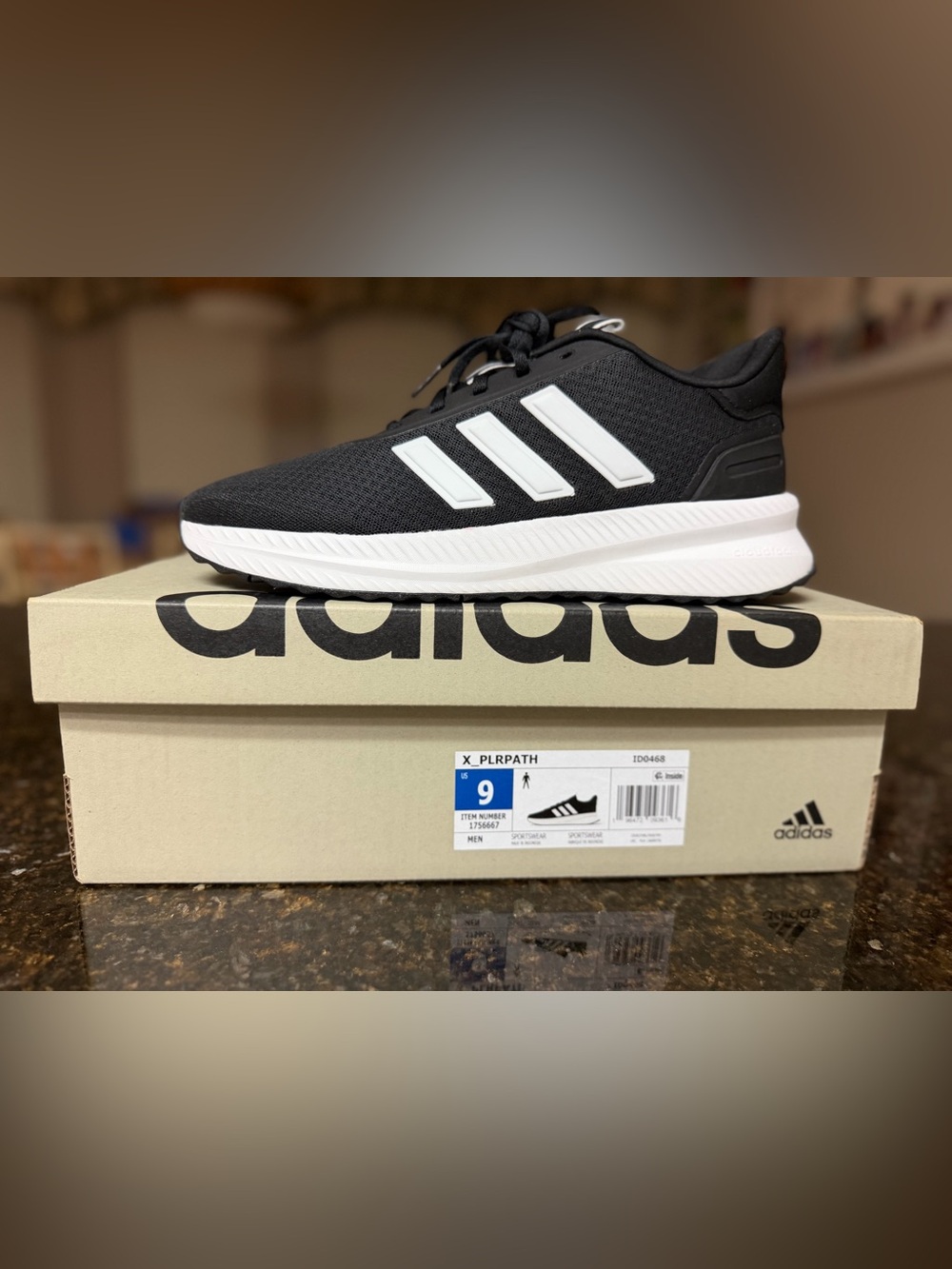 adidas Kids Black and White Comfort Runner Sneakers